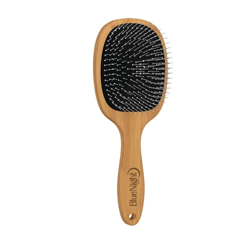 midnight hair brush 6 برس چوبی بلونایت با سوزن فلزی مدل W502 - Image 1