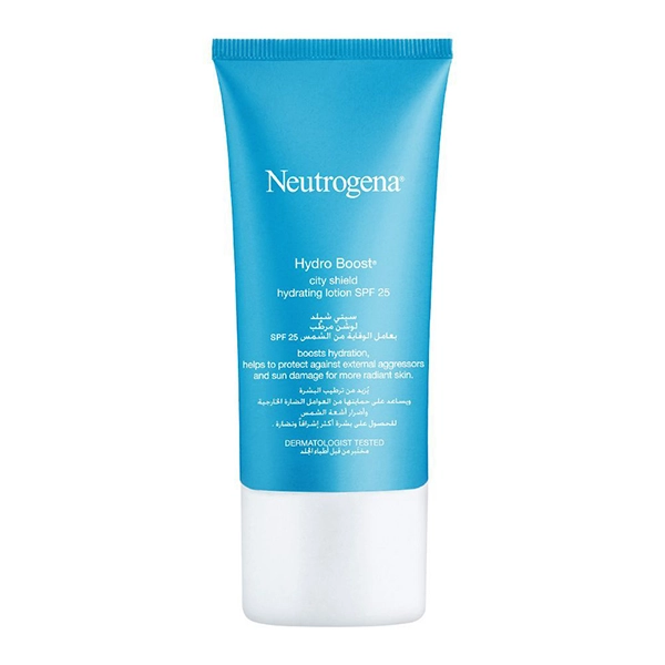 neutrogena-city-shield-spf25-moisturizing-and-hydrating-lotion-volume-50-ml ضدآفتاب آبرسان نوتروژینا مدل City Shield SPF 25 حجم میل ۵۰