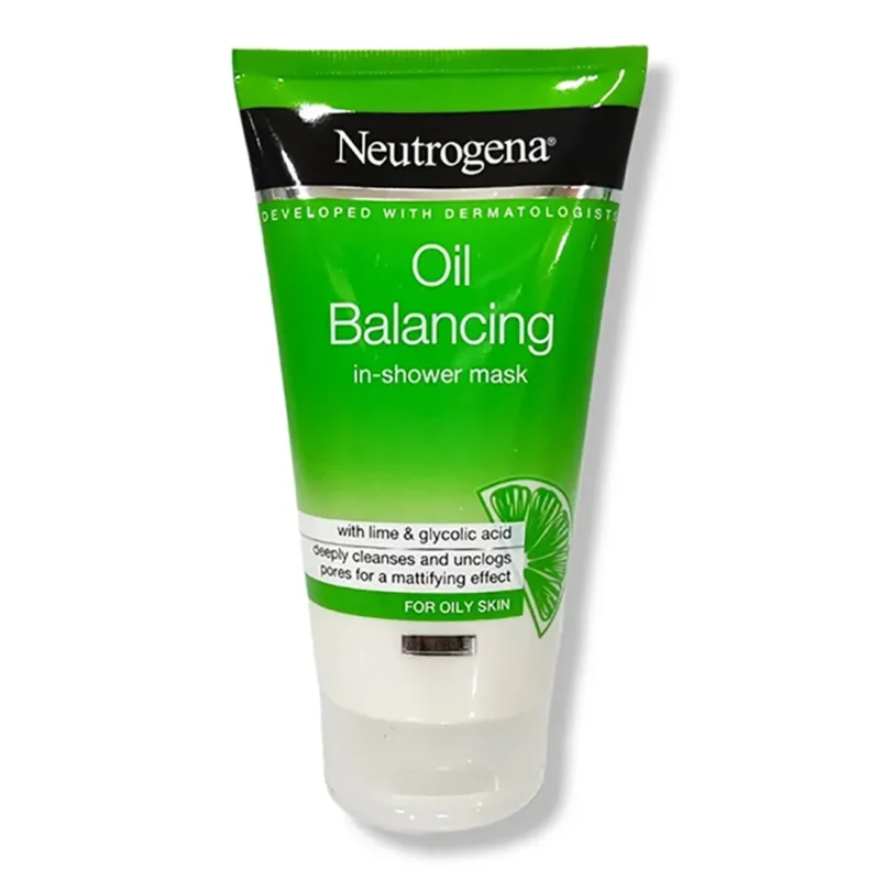 neutrogena-oil-balancing-daily-exfoliator-with-lime-aloe-vera اسکراب صورت نوتروژینا مدل Oil Balancing حجم 150 میل
