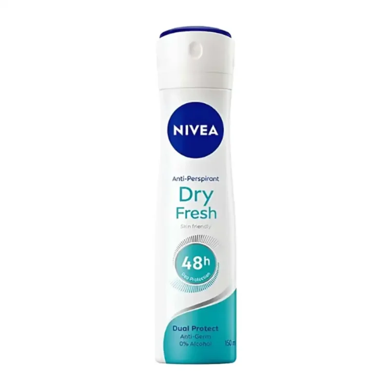 nivea-dry-fresh-deodorant-spray اسپری ضد تعریق نیوآ زنانه مدل dry fresh حجم 150 میل