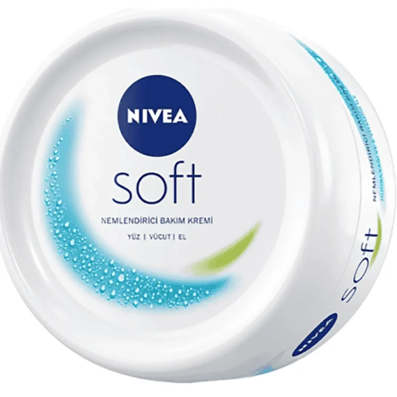 nivea-soft-moisterizer-200ml کرم مرطوب کننده کاسهای نیوا مدل soft حجم 200میل
