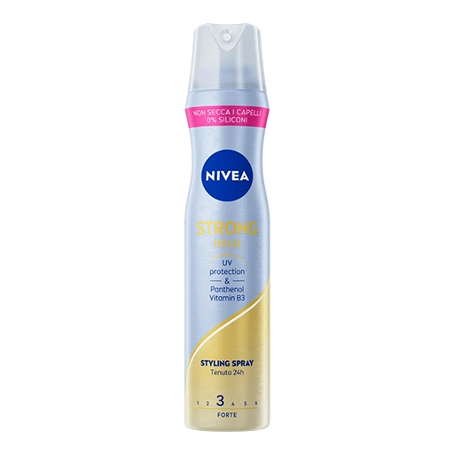 nivea strong hold styling spray اسپری حالت دهنده موی نیوا مدل Strong Hold حجم 250 میل - Image 1
