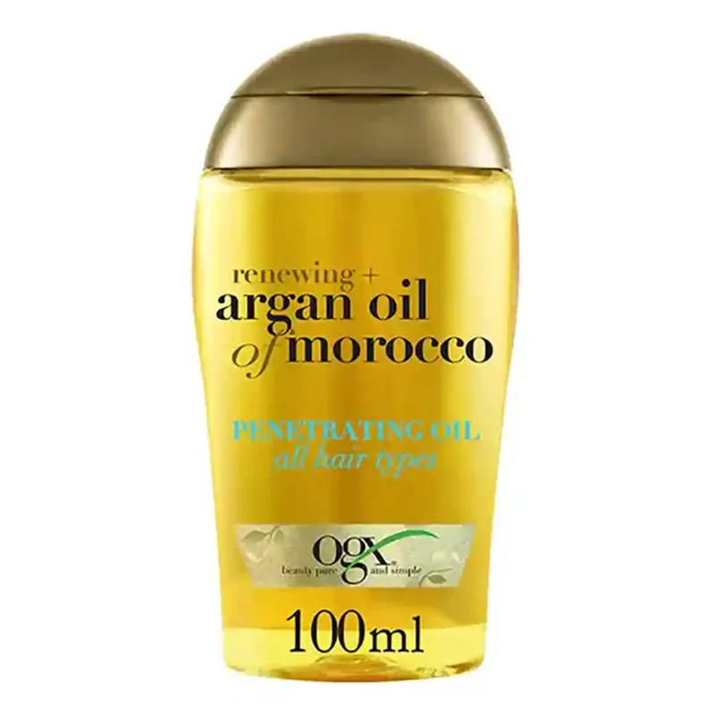 ogx-argan-oil-of-morocco-penetrating-oil روغن آرگان او جي ايكس مدل PENETRATING OIL مناسب انواع مو 100 ميل