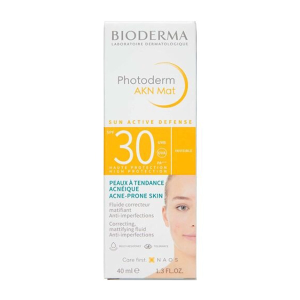 photoderm-akn-mat-fluid-sunscreen-for-oily-skin-by-bioderma ضد آفتاب فلوییدی Photoderm AKN Mat پوست های چرب بایودرما