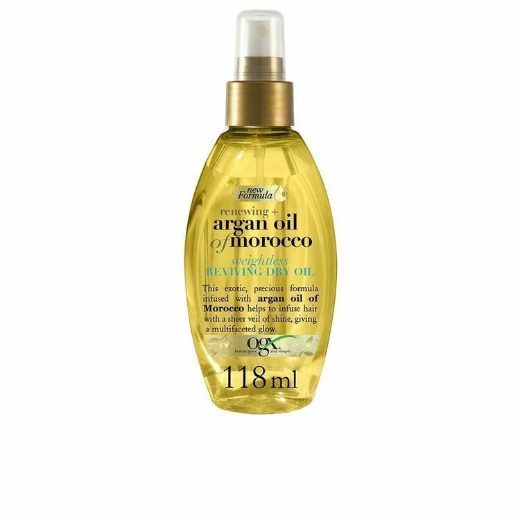 revivng dry oil اسپری ترمیم کننده روغن آرگان او جی ایکس مدل reviving dry oil حجم 118 میل - Image 1