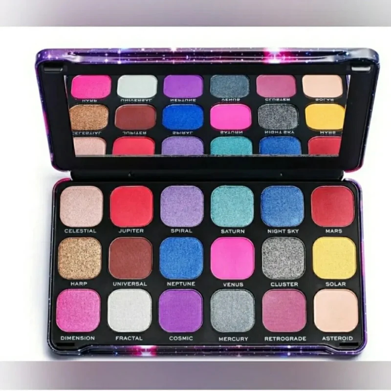 revolution-eye-shadow-palette-model-forever-flawless-18-colors پالت سايه چشم رولوشن مدل FOREVER FLAWLESS (18رنگ)