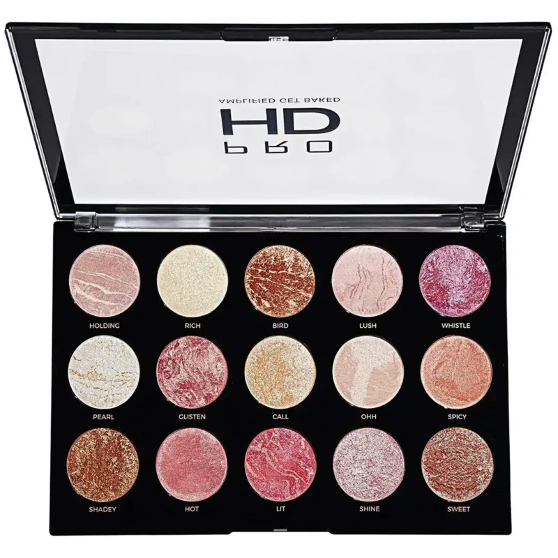 revolution-hd-pro-highlighter-and-bronzer-palette. پالت هایلایتر و برنزر HD PRO رولوشن REVOLUTION