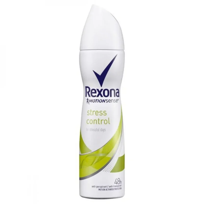 rexona-antiperspirant-spray-for-women-stress-control-model-volume-200-ml اسپري ضد تعريق ركسونا زنانه مدل stress control حجم 200 ميل