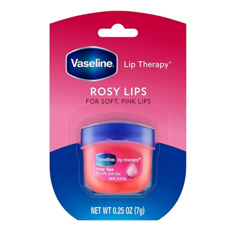 rosy-lips-vaseline-bowl-lip-balm بالم لب کاسه ای وازلین مدل Rosy Lips