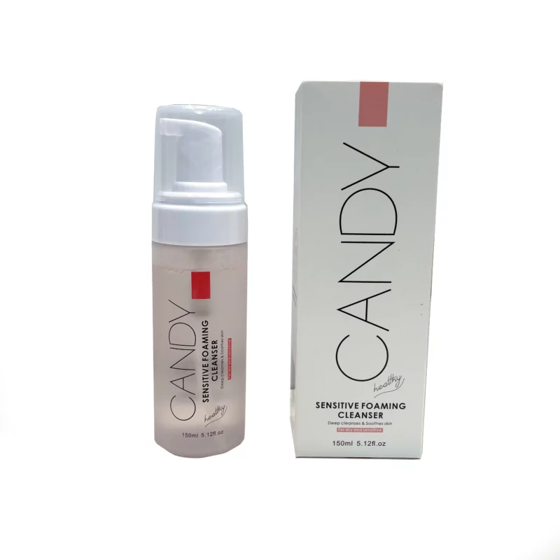 sensitive foaming cleanser candy فوم شستشوی صورت کندی مناسب پوست خشک و حساس حجم 150 میل - Image 1