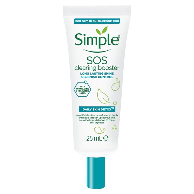 sos clearing booster ژل ضدجوش و کنترل کننده ی چربی پوست sos سیمپل حجم 25میل - Image 1