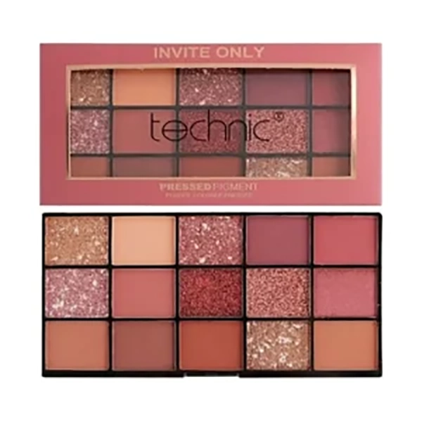 technic-invite-only-pressed-pigment-palette پالت سایه تکنیک Technic مدل Invite only