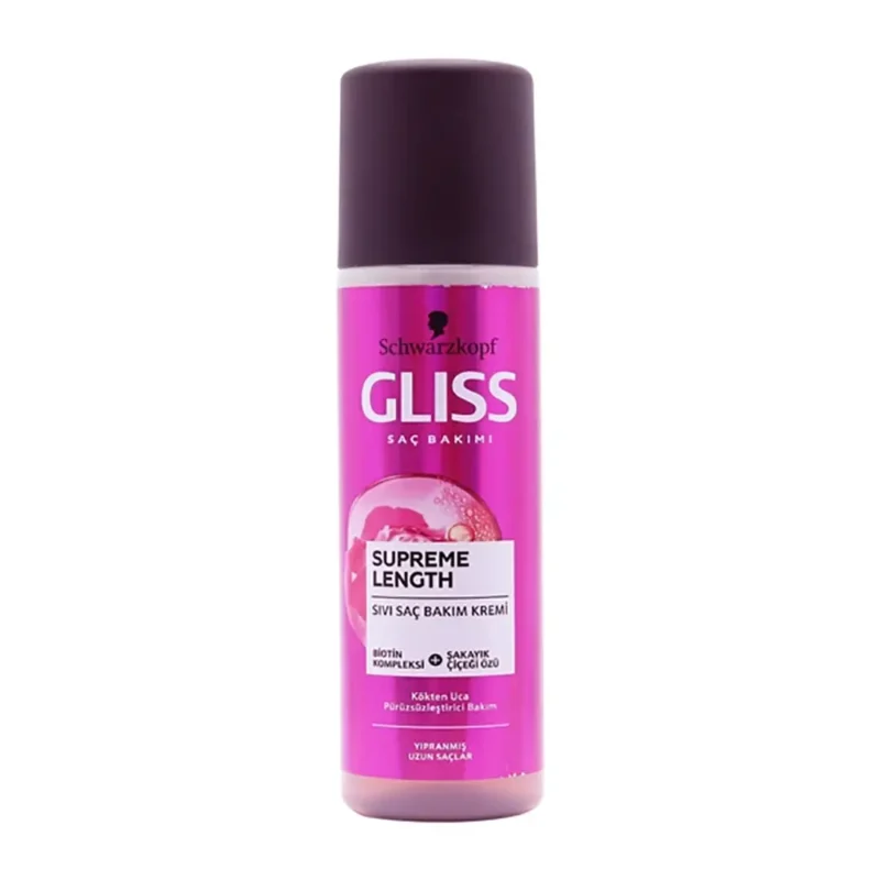two-phase-gliss-hair-spray-supreme-length-model-volume-200-ml اسپری دوفاز مو گلیس مدل supreme length حجم 200 میلی لیتر