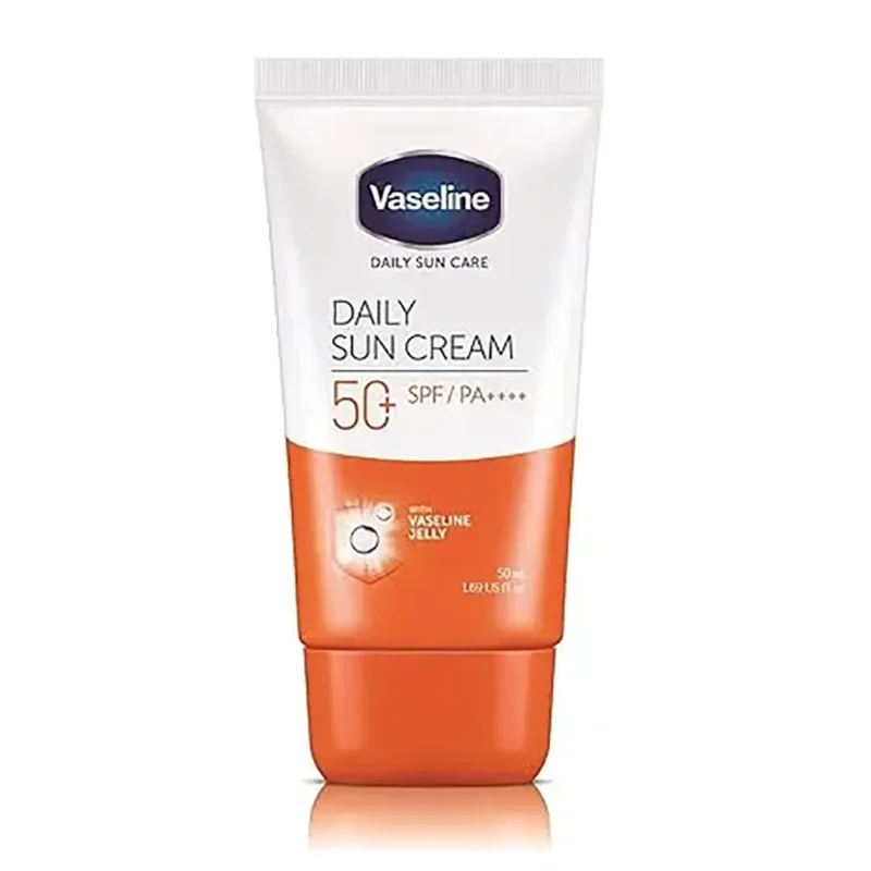 vaseline-daily-sun-care-daily-sun-cream-spf-50-pa ضدآفتاب وازلین spf50 مدل daily sun حجم 50میل