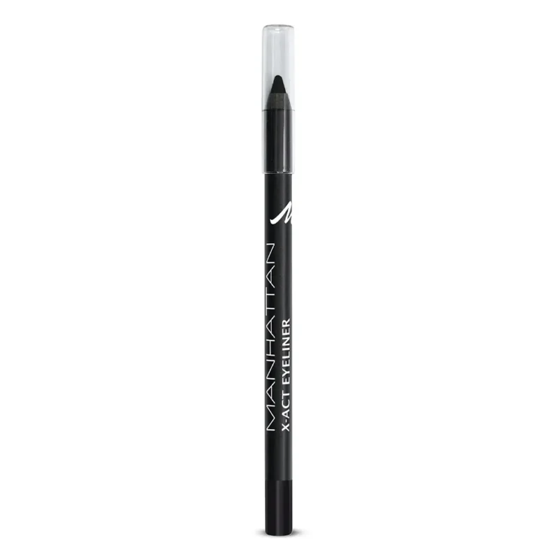 waterproof-manhattan-x-act-eyeliner-pencil مداد چشم شمعي منهتن مدل X-ACT EYELINER ضد آب
