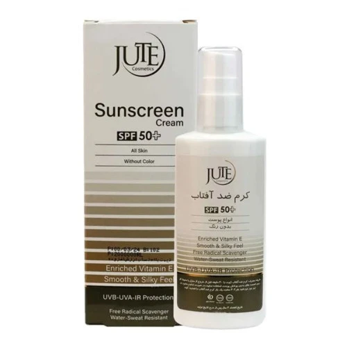 zhut-medium ضدآفتاب بی رنگ ژوت انواع پوست SPF+50 حجم 100 میل - Image 1