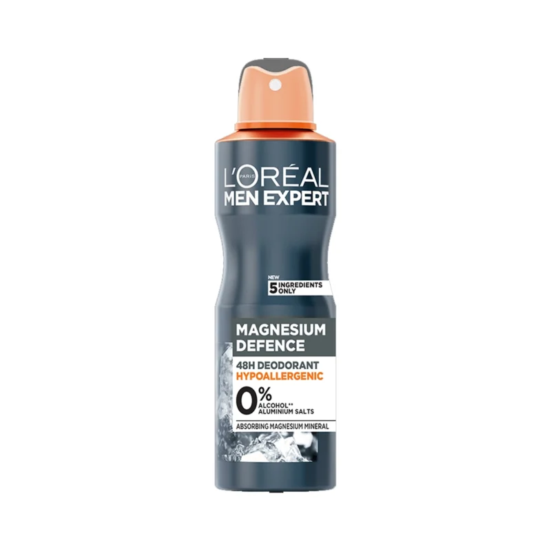 اسپری ضدتعریق مردانه لورال مدل Magnesium Defence حجم 250 میل اسپری ضدتعریق مردانه لورال مدل Magnesium Defence حجم 250 میل - Image 1