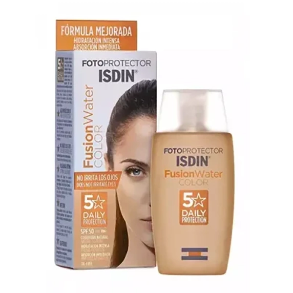 ضد-آفتاب-رنگی-ایزدین-فیوژن-واتر-spf50-حجم-50-م ضد آفتاب رنگی ایزدین فیوژن واتر SPF50 - حجم 50 میل