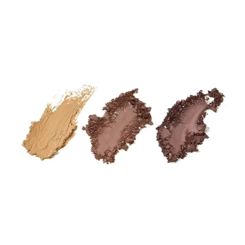 پالت سایه‌ی ابروی شیگلم رنگ Dark Brown - Image 2
