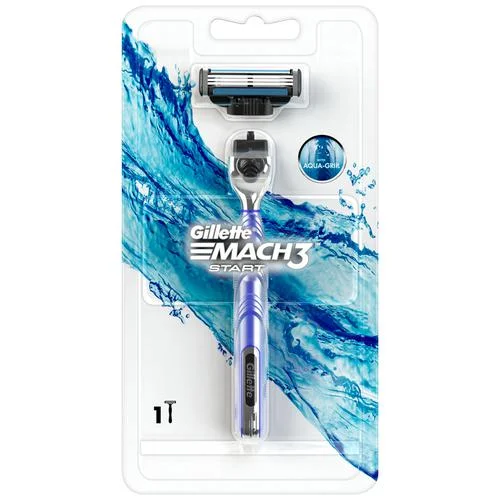 40154108-2_6-gillette-mach3-start-mens-razor تیغ اصلاح 3 لبه مردانه ژیلت مدل Match 3 Start - Image 1