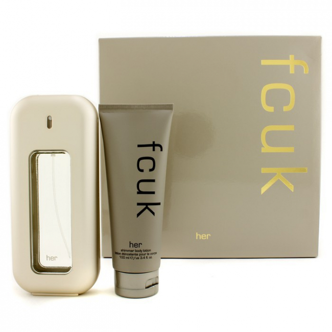 650x650 ست ادکلن و لوسیون زنانه fcuk Her - Image 1