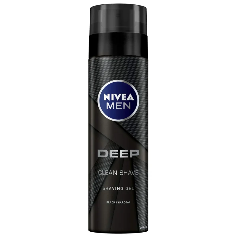 71C4bGBBXsL ژل اصلاح مردانه نیوا Nivea مدل Deep Clean دیپ کلین 200ml - Image 1