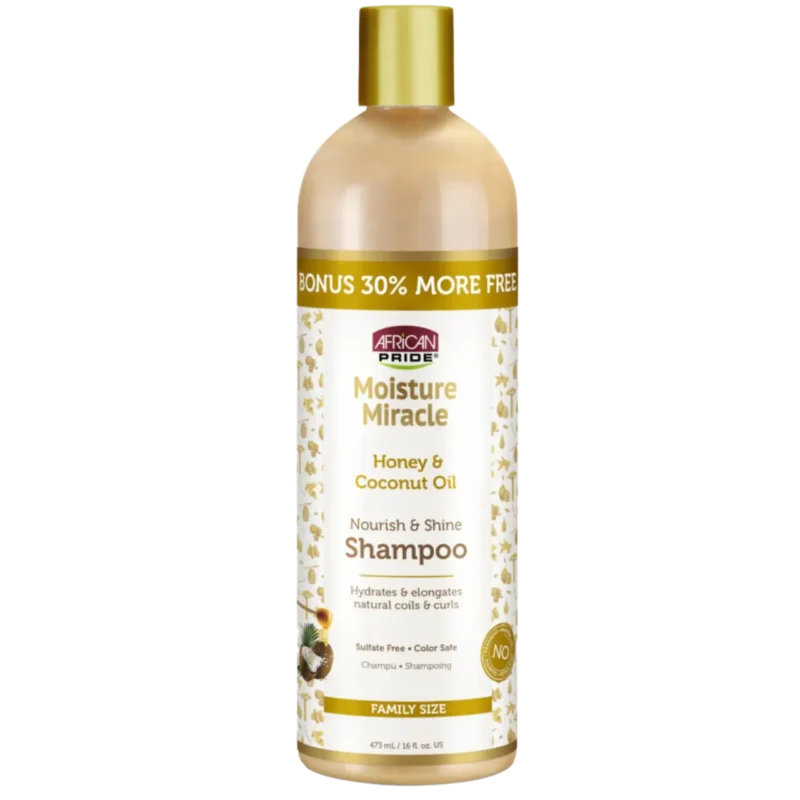 African_Pride_Moisture_Miracle_Shampoo__36349 (1) (1) شامپو عسل آبرسان افریکن پراید Moisture Miracle - Image 1