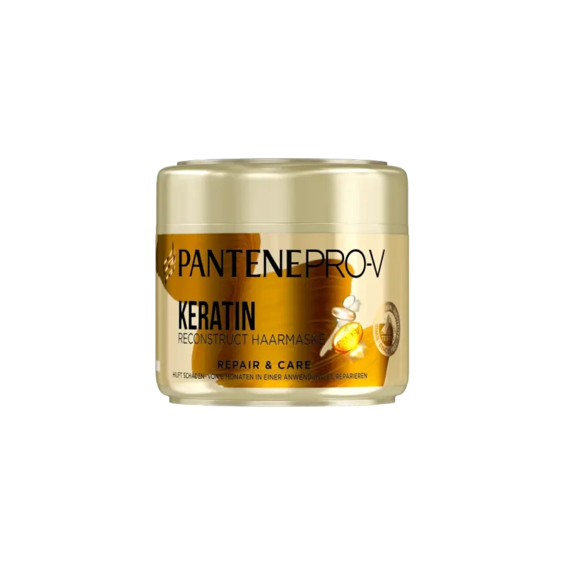 pantene-pro-v-keratin-repair-care-hair-mask-300-ml-10-fl-oz (1) ماسک موهای خشک و آسیبدیده پنتن مدل Repair & Care حجم 300میل - Image 1