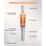 دستگاه فرکننده مو شیگلم سایز mm32 sheglam - Image 3
