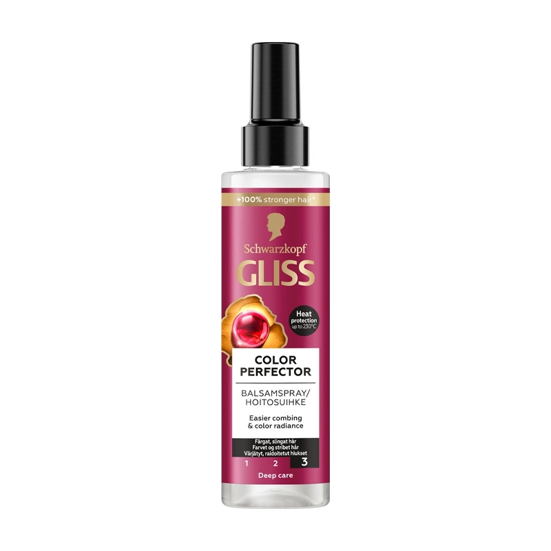 color protector اسپری دوفاز محافظ رنگ مو گلیس مدل Color Perfector حجم 200 میل - Image 1