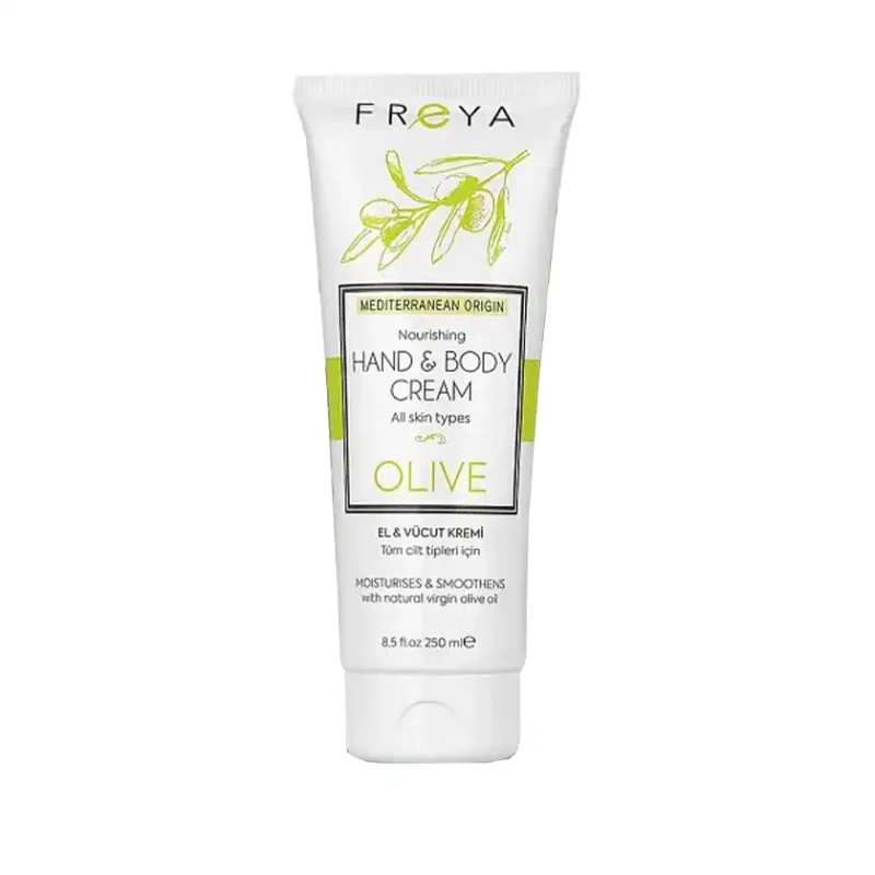 freya hand and body cream كرم مرطوب كننده دست و بدن فریا مدلOlive حجم 250 ميل - Image 1