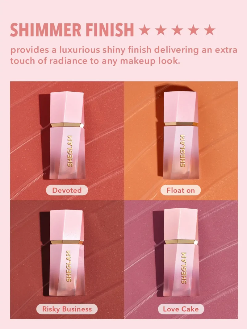 رژگونه مایع شاین شیگلم مدل Dayglow Liquid Blush - Image 4