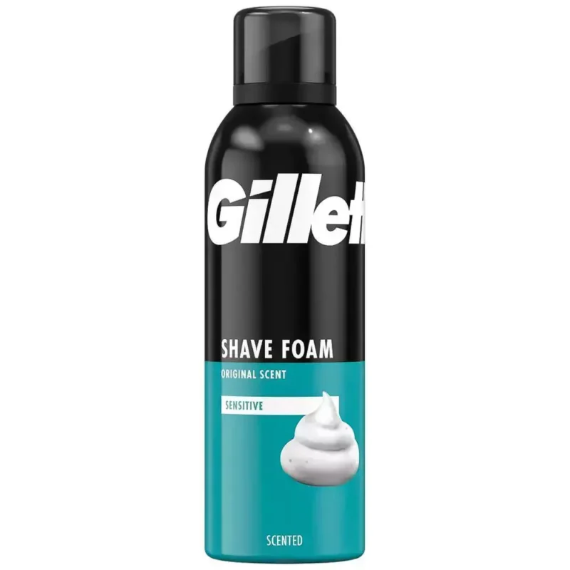 gillette-pianka-do-golenia-200ml (1) (1) فوم اصلاح ژیلت مدل Original scent حجم 200میل - Image 1