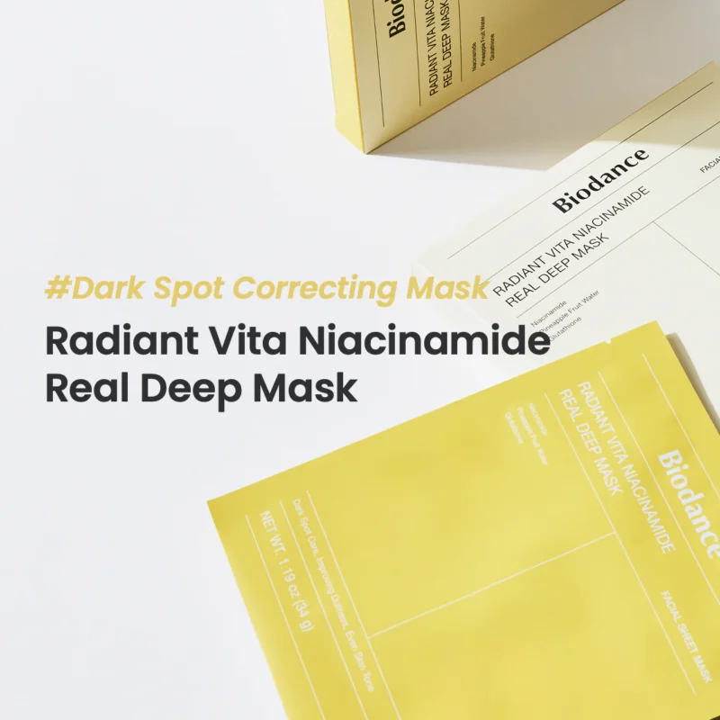 ماسک  ضدلک و  روشن کننده بایودنس مدل Radiant vita Niacinamide - Image 6