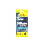 تیغ اصلاح 2 لبه ژیلت مدل Blue 2 بسته 6 عددی