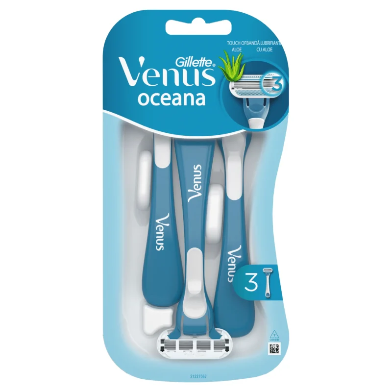 gillette venus oceana تیغ اصلاح 3 لبه ونوس مدل Oceana پک 3عددی - Image 1