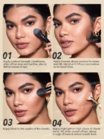 پالت پودری کانتور و برانزر شیگلم Stereo Face Six - Image 4