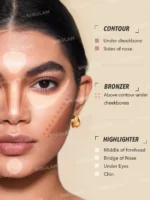 پالت پودری کانتور و برانزر شیگلم Stereo Face Six - Image 3