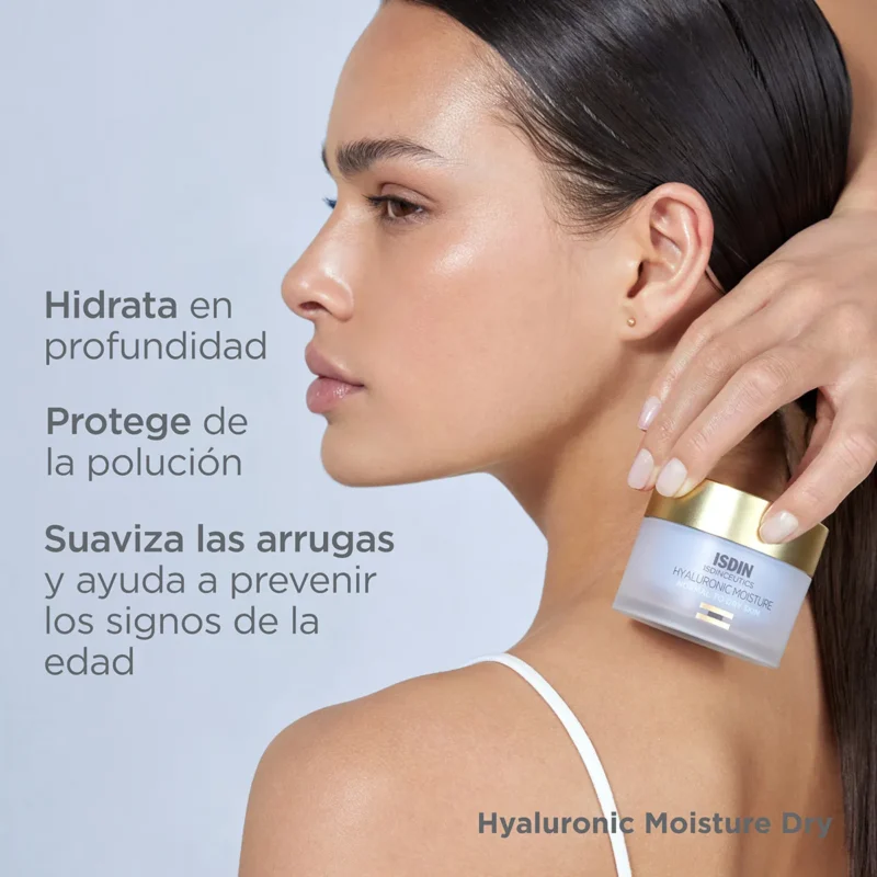 مرطوب‌کننده پوست نرمال ایزدین Hyaluronic وزن 50گرم - Image 2