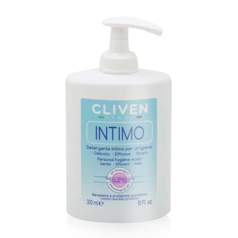 Liquid-soap-for-intimate-hygiene-Cliven-Intimo-300-ml ژل بهداشتی بانوان کلیون INTIMO حجم 300میل - Image 1
