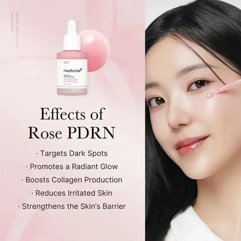 سرم روشن‌کننده و ترمیم‌کننده مدیکیوب PDRN PINK - Image 4