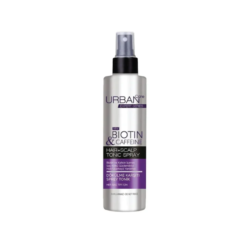 Urban-Care-Biotin-Caffeine-Hair-Tonic-Spray تونیک ضدریزش اربن مدل Biotin & Caffein حجم 200 میل - Image 1