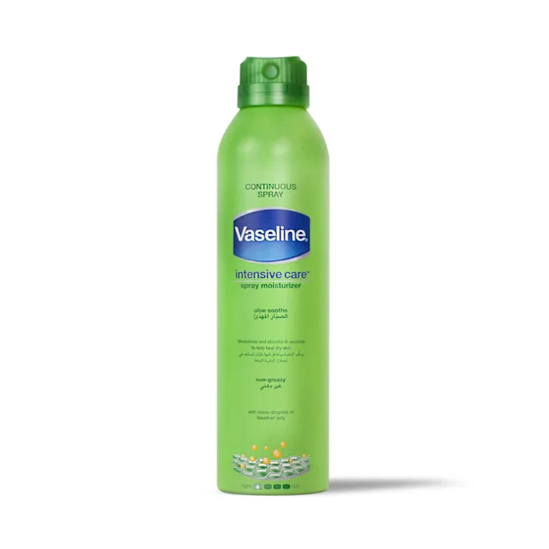 VAS-04-003-gall-1 اسپری مرطوبکننده بدن وازلین aloe soothe - Image 1