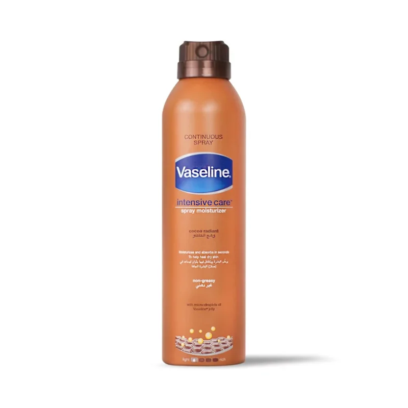 VAS-04-004-gall اسپری مرطوبکننده بدن وازلین cocoa radiant - Image 1