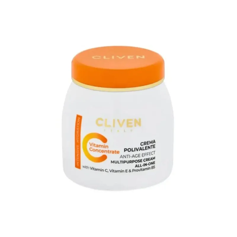 cliven-multipurpose-cream-all-in-one-RAYKA copy کرم چندمنظوره کلیون مدل Vitamin C حجم 300میل - Image 1