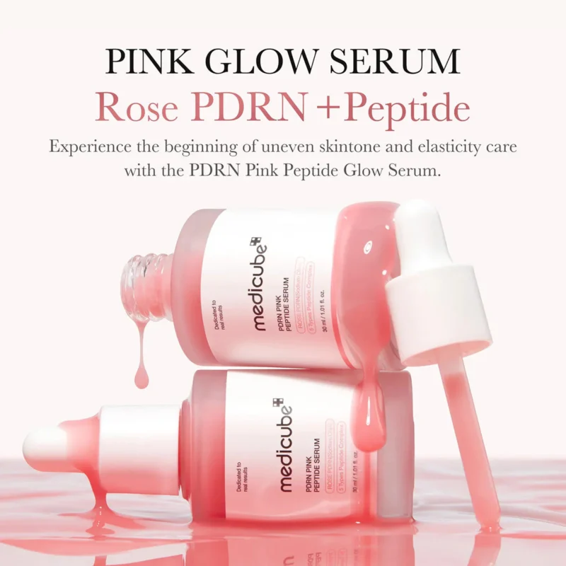 سرم روشن‌کننده و ترمیم‌کننده مدیکیوب PDRN PINK - Image 2