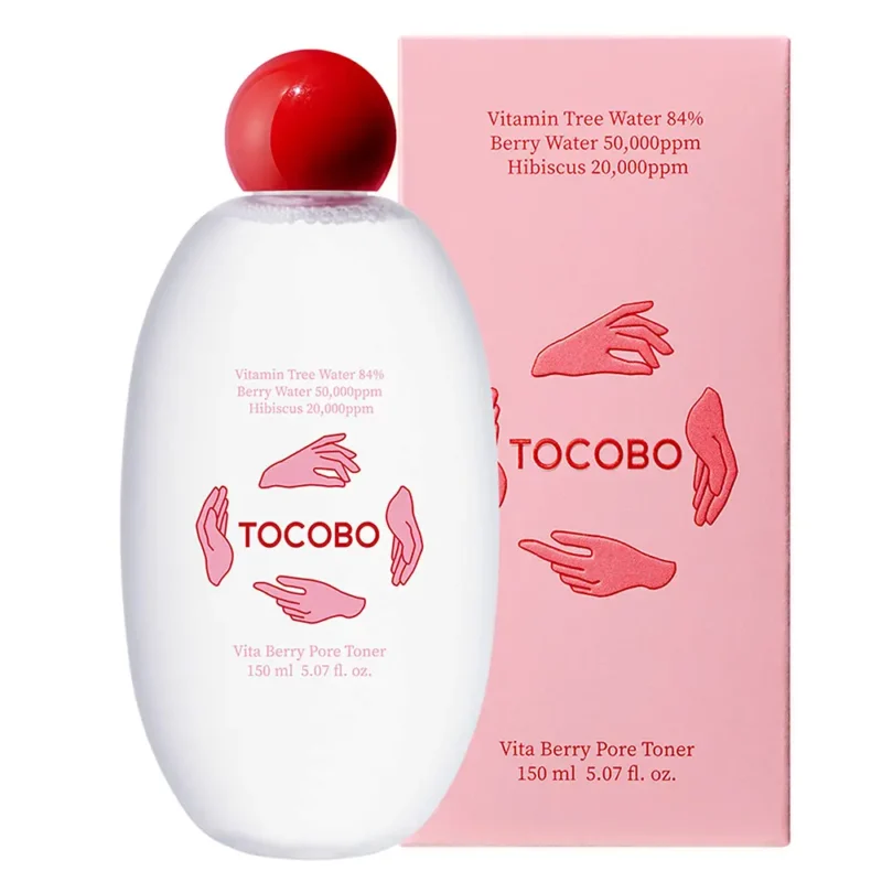 تونر-منافذ-ویتا-بری-توکوبو-TOCOBO-Vita-Berry-Pore-Toner-150ml copy تونر کوچککننده منافذ توکوبو Vita Berry حجم 150میل - Image 1