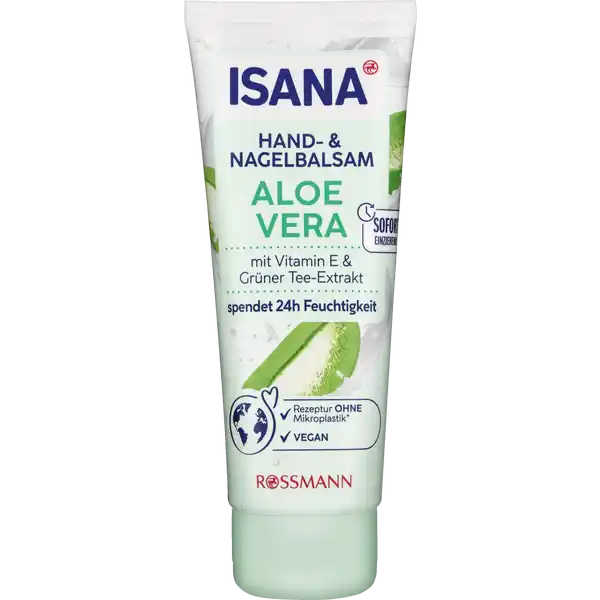 کرم مرطوب کننده دست ایسانا aloe vera حجم 100 میل کرم مرطوب کننده دست و ناخن ایسانا Aloe Vera حجم 100 میل - Image 1