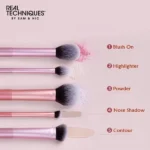 ست براش ۵ تکه کاربردی ریل تکنیک Face & Cheek - Image 4