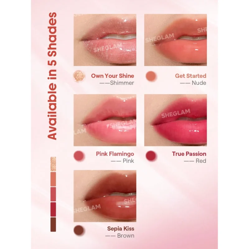 لیپ گلاس حجم‌دهنده شیگلم Booster Shine - Image 2